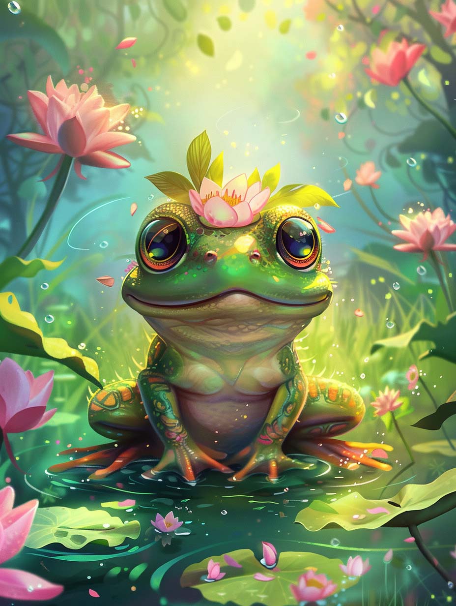 Blossom Crown – Præmie Mal Efter Tal Kit - Denmark
