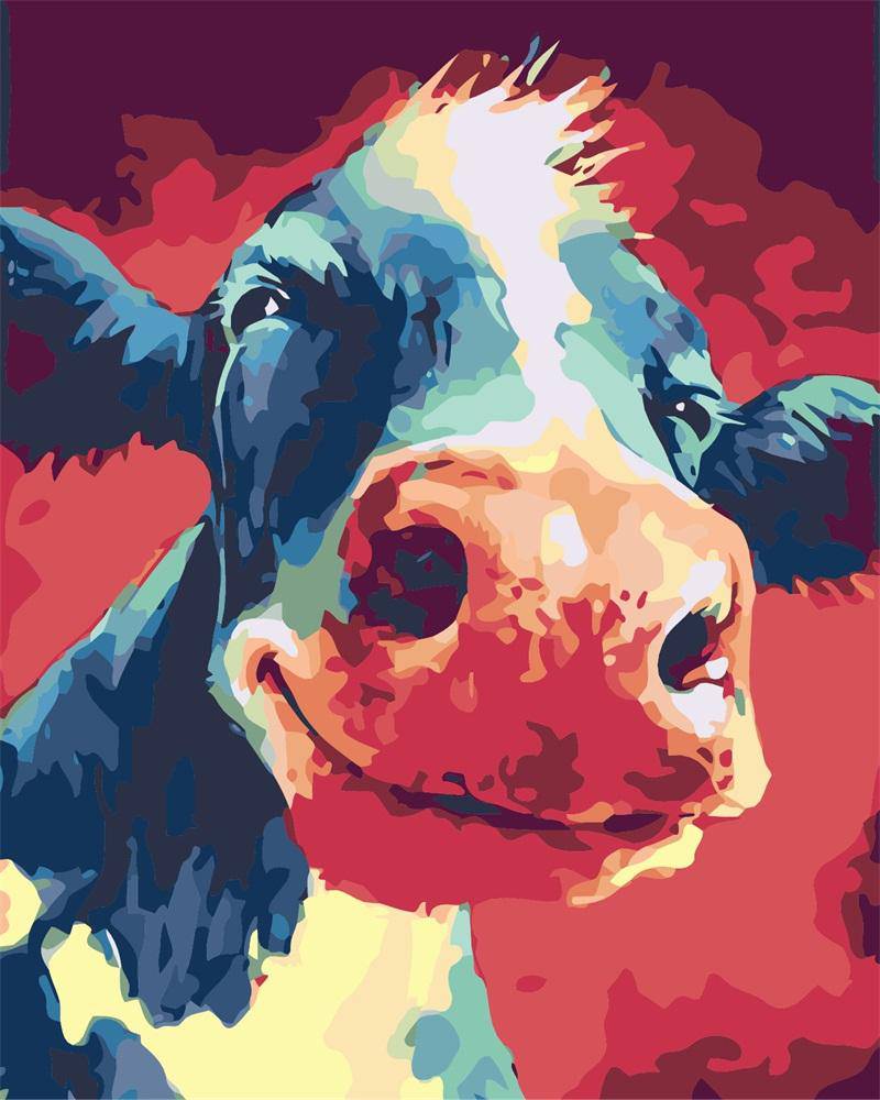 Cow Happy – Præmie Mal Efter Tal Kit - Denmark