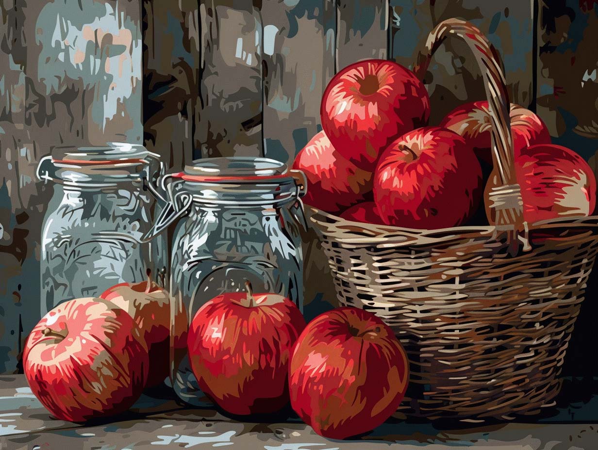 Harvest Apple Basket – Avanceret Mal på Tal Kit - Denmark