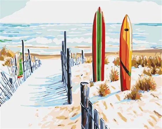 Lets Go for a Sea Ride – Præmie Mal Efter Tal Kit - Denmark