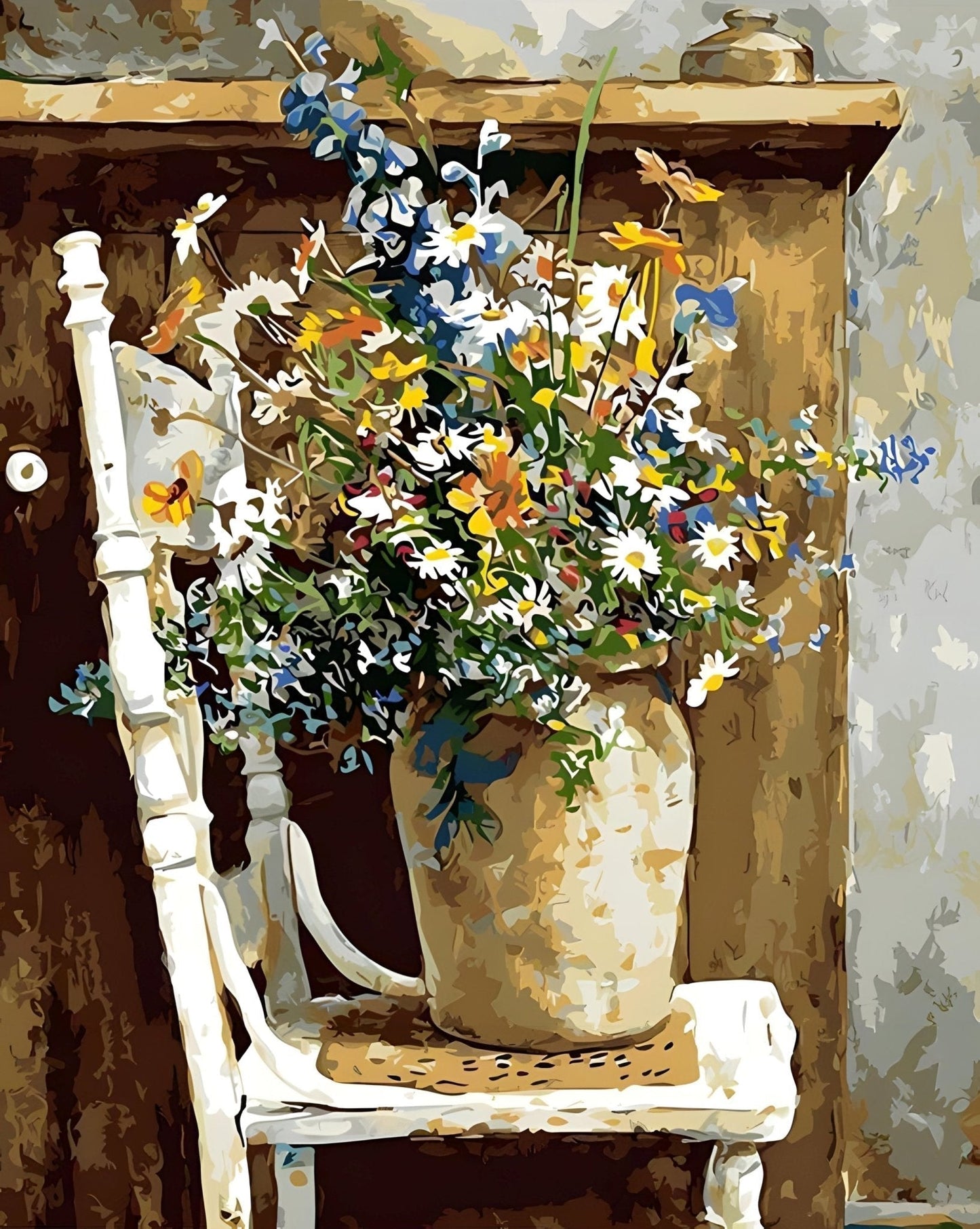 Wild Flowers – Præmie Mal Efter Tal Kit - Denmark