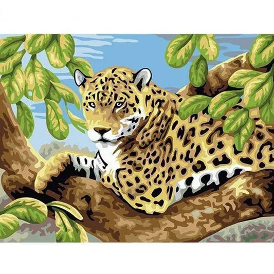 A Cheetah – Præmie Mal Efter Tal Kit - Denmark