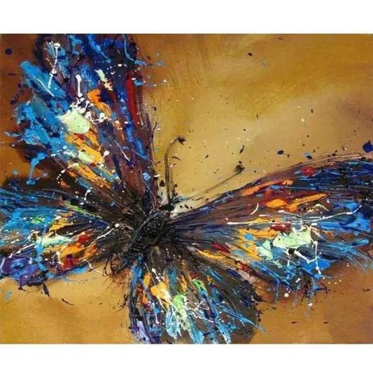 Abstract Butterfly – Præmie Mal Efter Tal Kit - Denmark