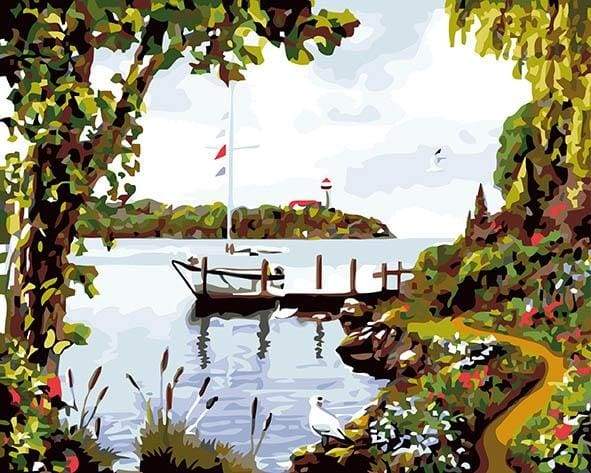 American Coast – Præmie Mal Efter Tal Kit - Denmark
