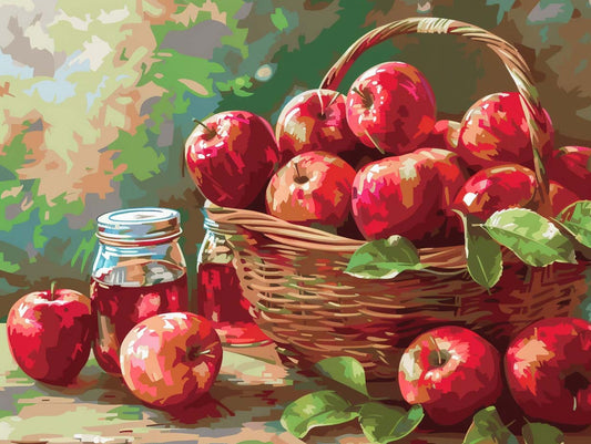 Apple Harvest – Præmie Mal Efter Tal Kit - Denmark