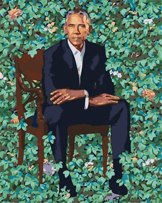 Barack Obama – Præmie Mal Efter Tal Kit - Denmark