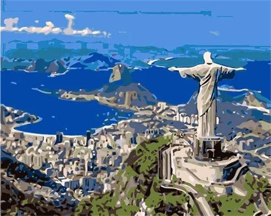 Beautiful Brazil Rio de Janeiro – Præmie Mal Efter Tal Kit - Denmark