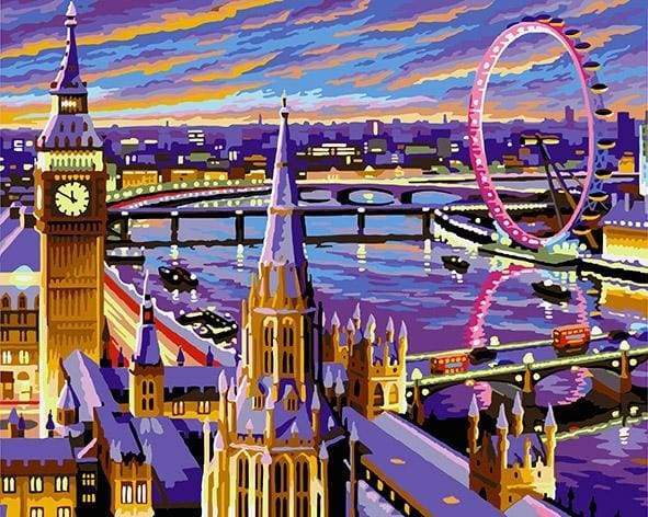 Beautiful London – Præmie Mal Efter Tal Kit - Denmark