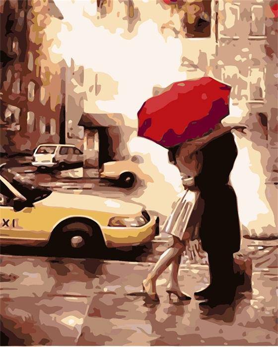 Behind a Taxi Love – Præmie Mal Efter Tal Kit - Denmark