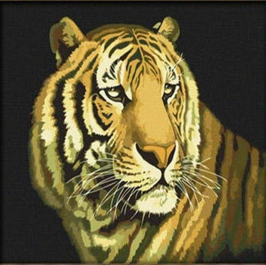 Bengal Tiger – Præmie Mal Efter Tal Kit - Denmark