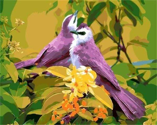 Birds In Spring – Præmie Mal Efter Tal Kit - Denmark