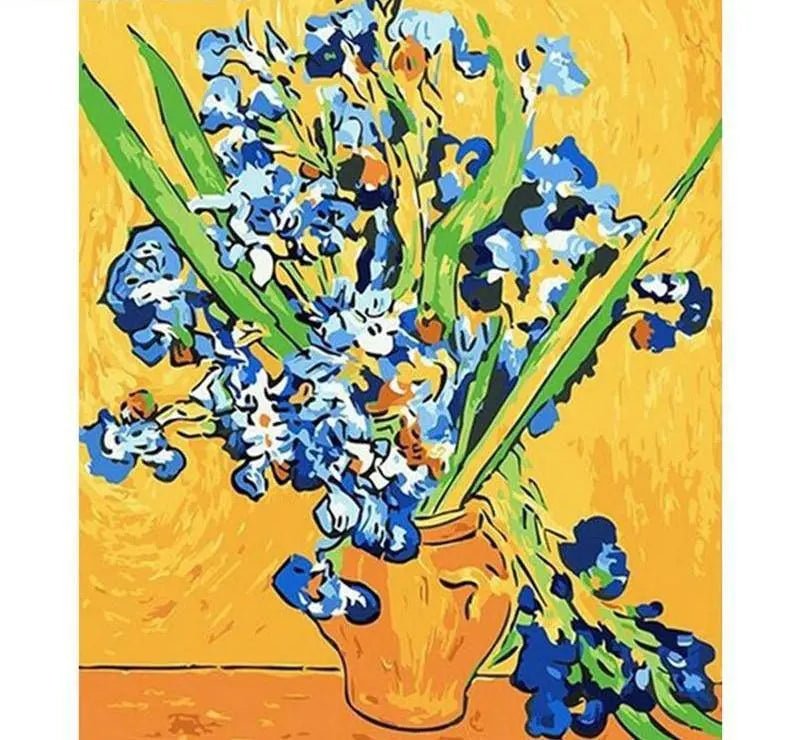 Blomster i Vase – Præmie Mal Efter Tal Kit - Denmark