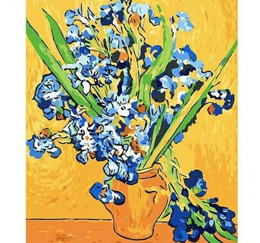 Blomster i Vase – Præmie Mal Efter Tal Kit - Denmark