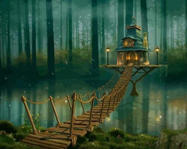 Bridge Lake – Præmie Mal Efter Tal Kit - Denmark
