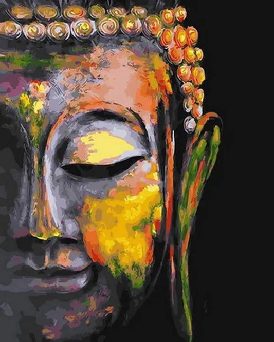 Buddha – Præmie Mal Efter Tal Kit - Denmark