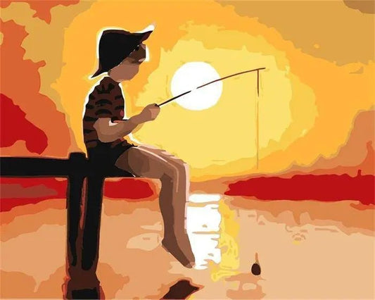 Catching Fish – Præmie Mal Efter Tal Kit - Denmark