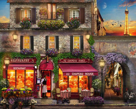 Chapeau Rouge Restaurant – Præmie Mal Efter Tal Kit - Denmark