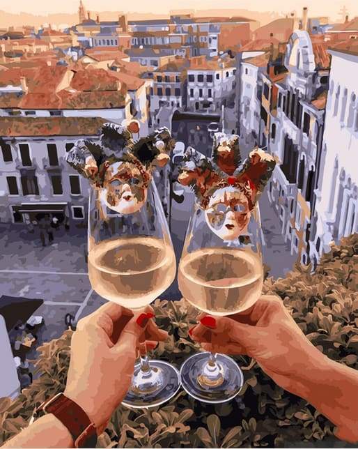 Cheers On The Roof – Præmie Mal Efter Tal Kit - Denmark
