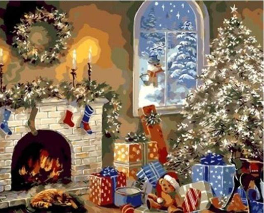 Christmas Day – Præmie Mal Efter Tal Kit - Denmark