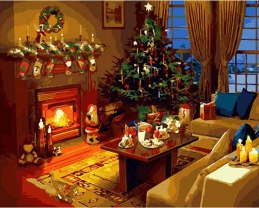 Christmas Time – Præmie Mal Efter Tal Kit - Denmark