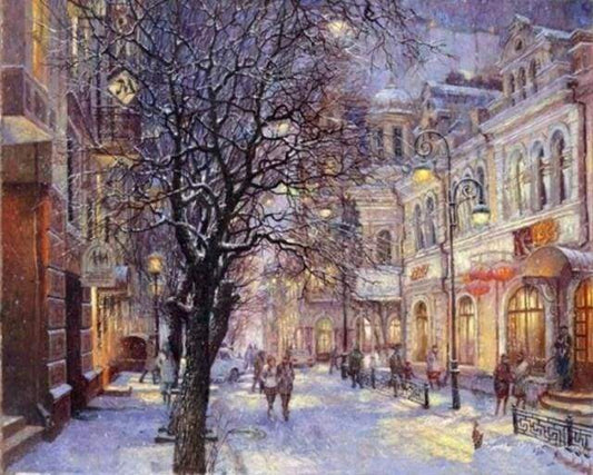 City i Vinter – Præmie Mal Efter Tal Kit - Denmark