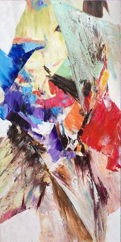 Colored Abstract – Præmie Mal Efter Tal Kit - Denmark