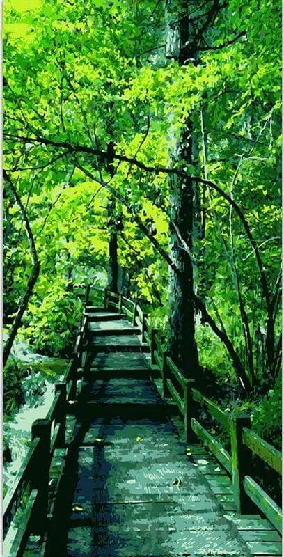 Corridor Trees – Præmie Mal Efter Tal Kit - Denmark
