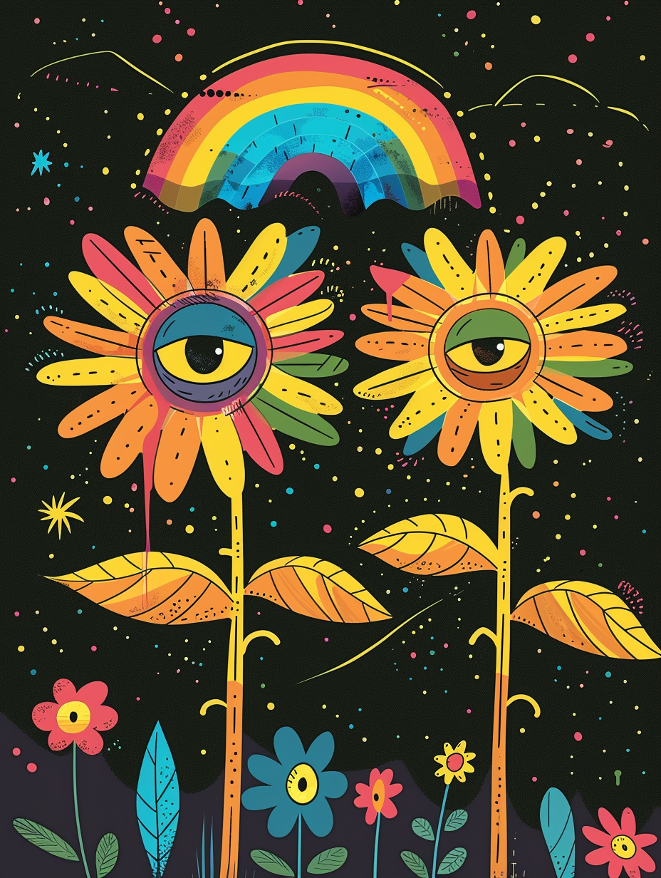 Cosmic Bloom – Farverig Mal på Tal Kit - Denmark