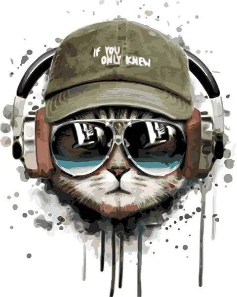 Dj Cat – Præmie Mal Efter Tal Kit - Denmark