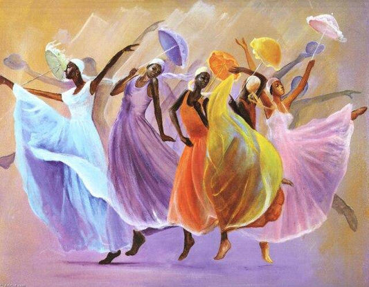 Dancers – Præmie Mal Efter Tal Kit - 30x40cm / No Frame - Denmark