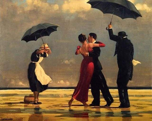 Dancers Retro på Stranden – Præmie Mal Efter Tal Kit - Denmark