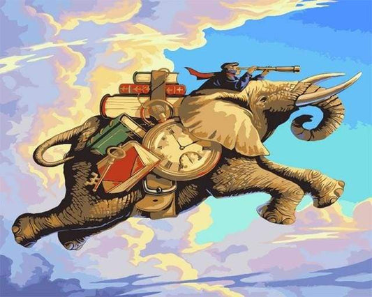 Dumbo – Præmie Mal Efter Tal Kit - Denmark