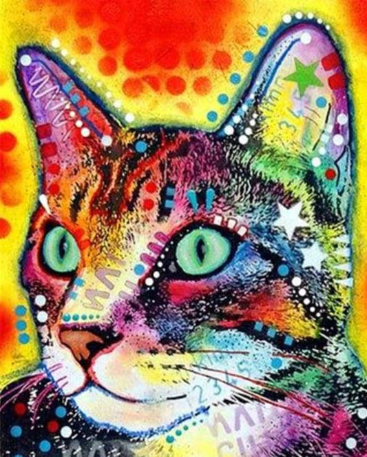Fashion Cat – Præmie Mal Efter Tal Kit - Denmark