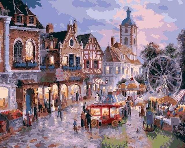 Festival Village – Præmie Mal Efter Tal Kit - Denmark