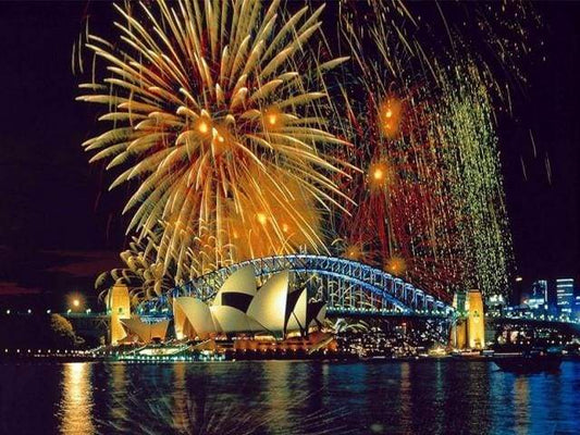 Fireworks i Sydney – Præmie Mal Efter Tal Kit - Denmark
