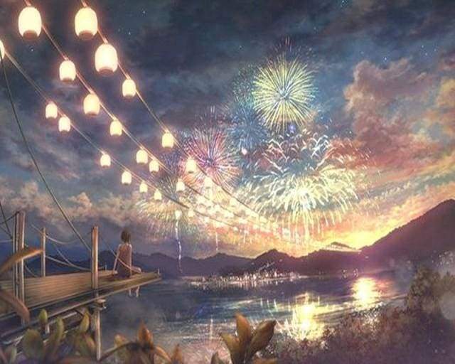 Fireworks – Præmie Mal Efter Tal Kit - Denmark
