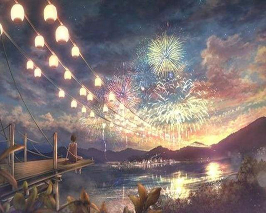 Fireworks – Præmie Mal Efter Tal Kit - Denmark