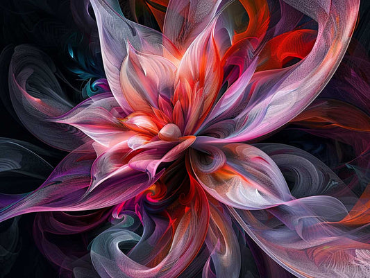 Flame Of The Blossom – Præmie Mal Efter Tal Kit - Denmark