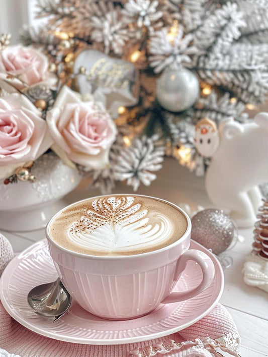 Frosted Elegance Café – Præmie Mal Efter Tal Kit - Denmark