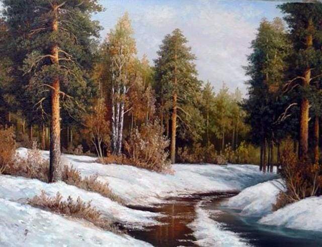 Frozen Forest – Præmie Mal Efter Tal Kit - Denmark