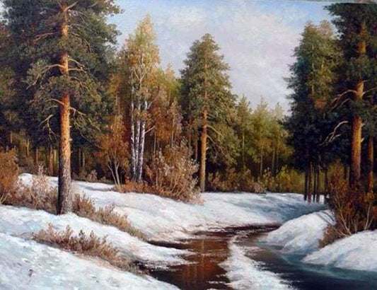 Frozen Forest – Præmie Mal Efter Tal Kit - Denmark