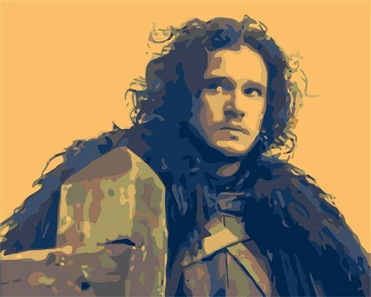 Game Of Thrones Jon Snow – Præmie Mal Efter Tal Kit - Denmark