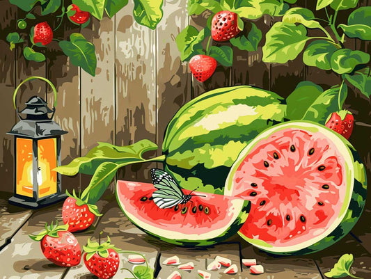 Garden Fresh Delight – Præmie Mal Efter Tal Kit - Denmark