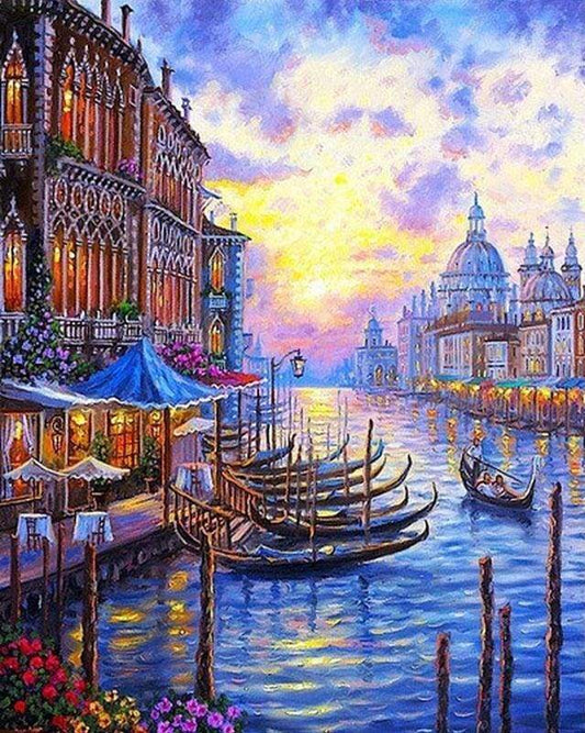 Grand Canal i Venedig – Præmie Mal Efter Tal Kit - Denmark