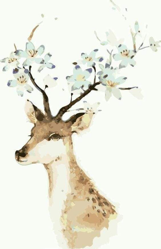 Gray Deer – Præmie Mal Efter Tal Kit - Denmark