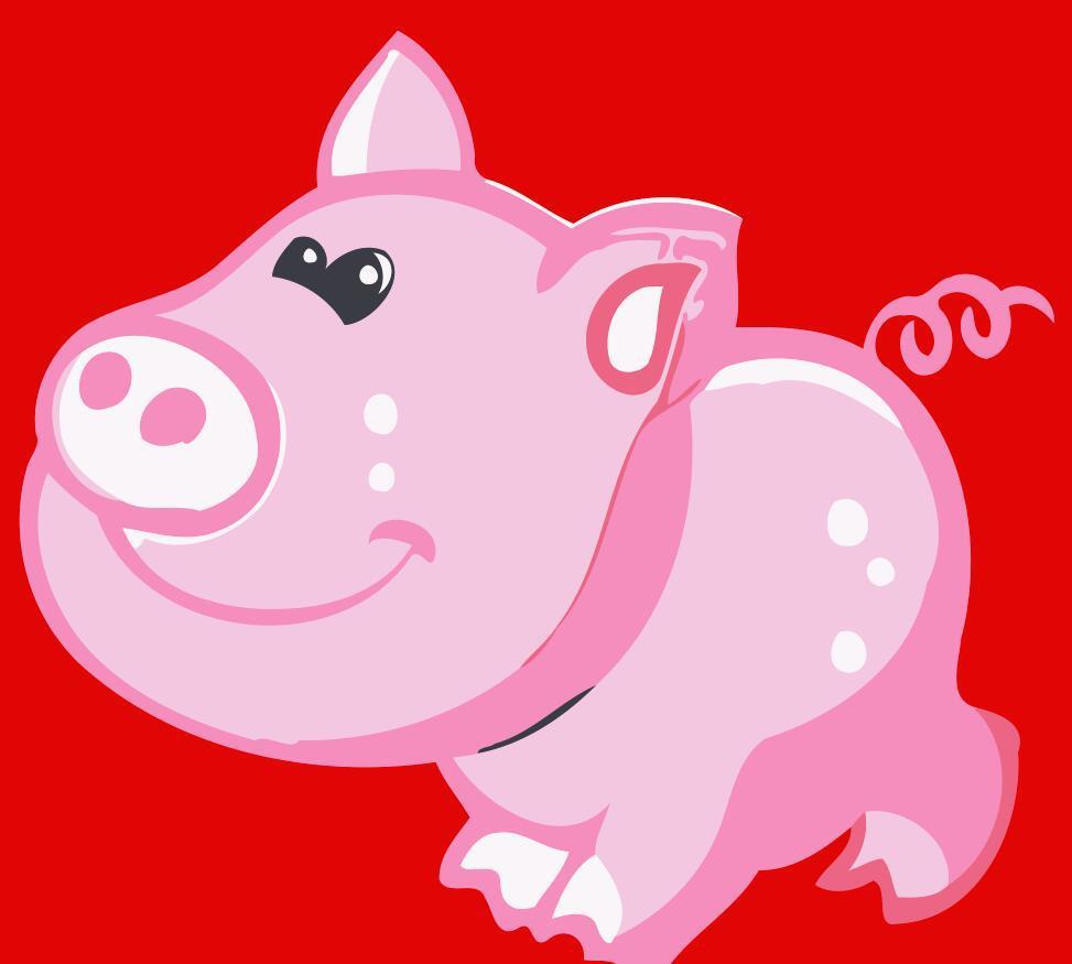 Happy Pig Malersæt – Sjovt Mal efter Tal Kit - Denmark