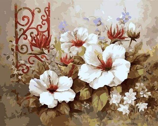 Hibiscus Blomster – Præmie Mal Efter Tal Kit - Denmark