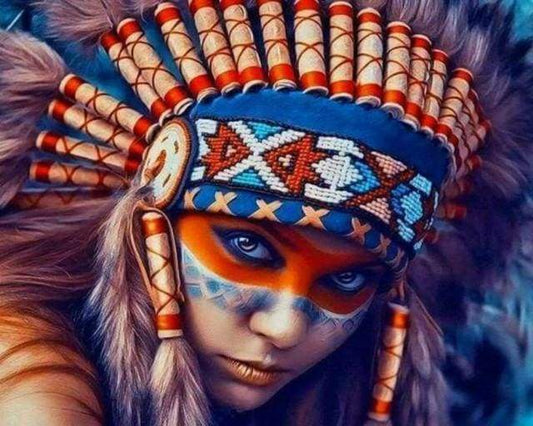 Indian Look – Præmie Mal Efter Tal Kit - Denmark