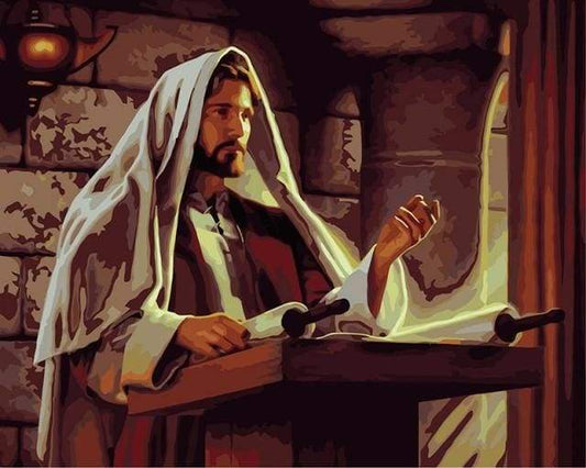 Jesus Missionær – Præmie Mal Efter Tal Kit - Denmark