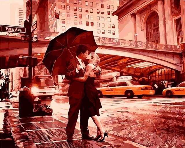 Kiss On The Street – Præmie Mal Efter Tal Kit - Denmark